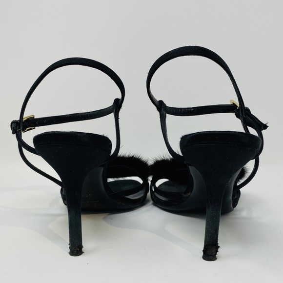VALENTINO**Evening shoes w/Mink**EU 36.5 $1395 - Picture 4 of 8